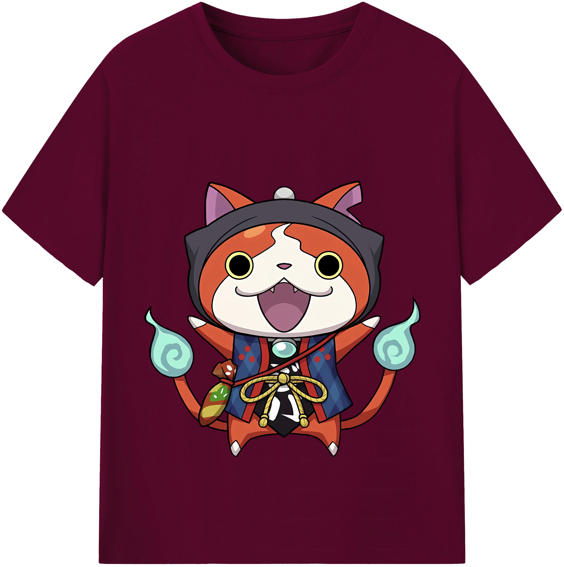 （画像用） 妖怪ウォッチ Yo-kai Watch レディースカジュアルプリントTシャツ（綿100％）